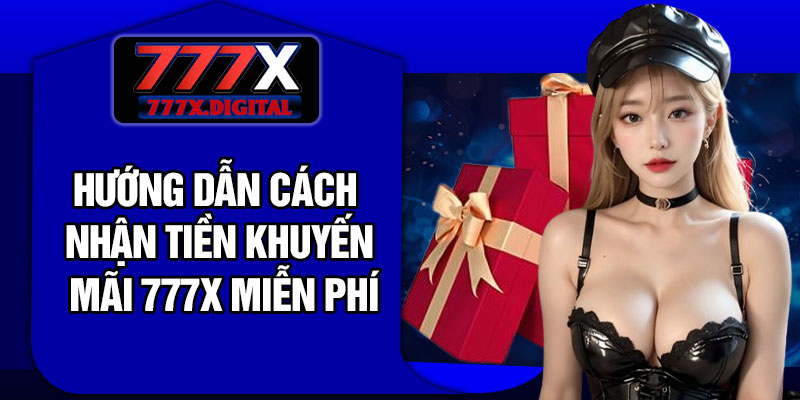 Hướng dẫn cách nhận tiền khuyến mãi 777X miễn phí