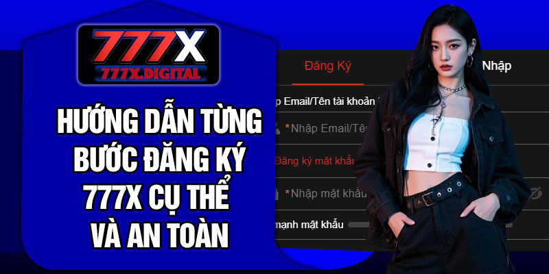 Hướng dẫn từng bước đăng ký 777X cụ thể và an toàn