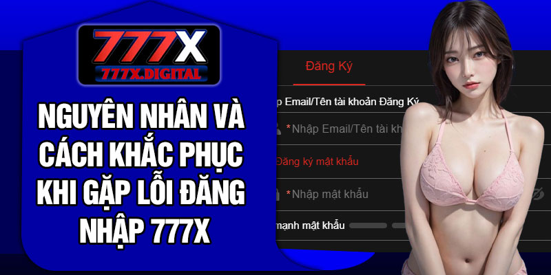 Nguyên nhân và cách khắc phục khi gặp lỗi đăng nhập 777X